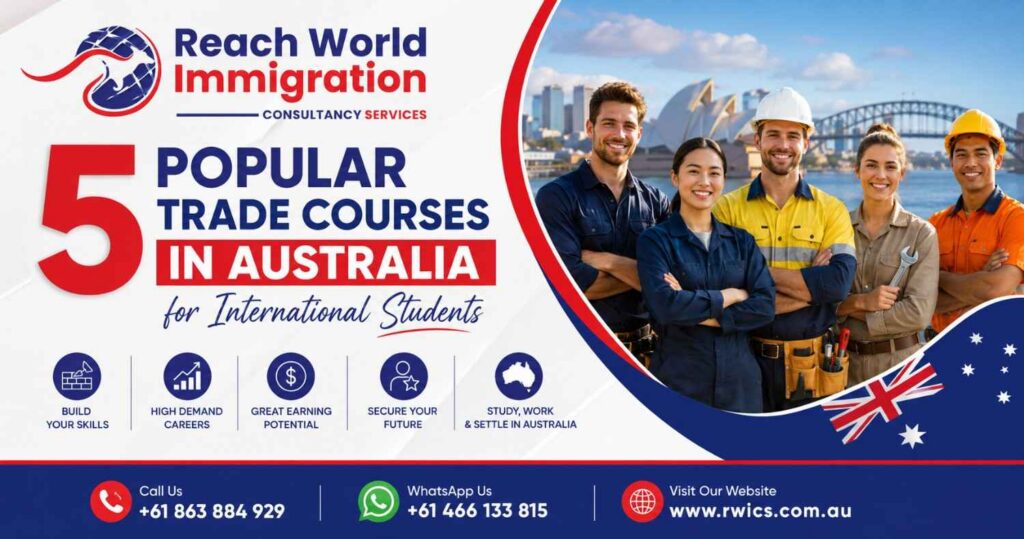 5 Popular Trade Courses in Australia for International Students